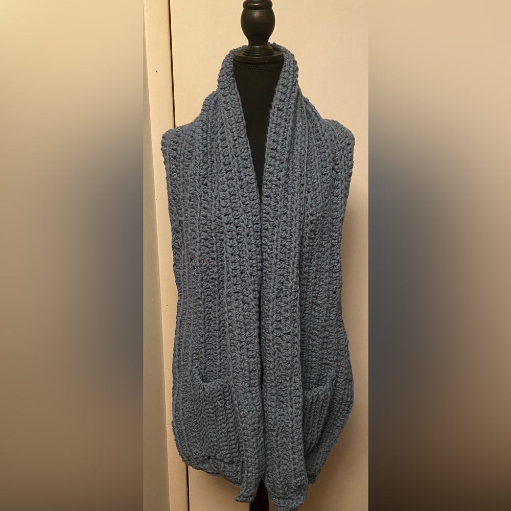 Blue Slate Shawl